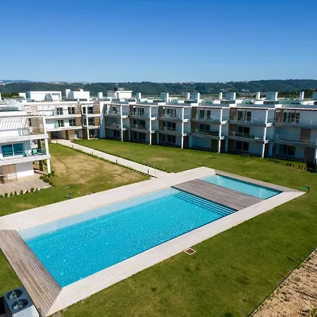 Mar A Vista - With Pool, Gym And Sea Views 아파트 나자레