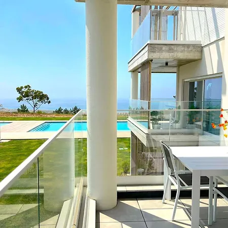 아파트 Mar A Vista - With Pool, Gym And Sea Views 나자레
