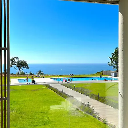 Apartment Mar A Vista - With Pool, Gym And Sea Views Nazare