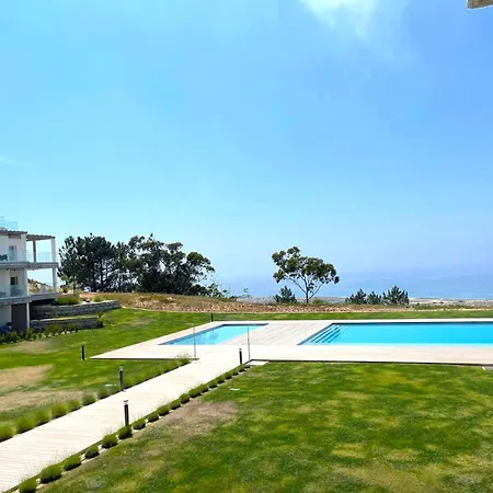 Mar A Vista - With Pool, Gym And Sea Views Apartmán Nazaré