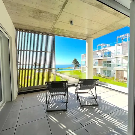 Apartment Mar A Vista - With Pool, Gym And Sea Views Nazare