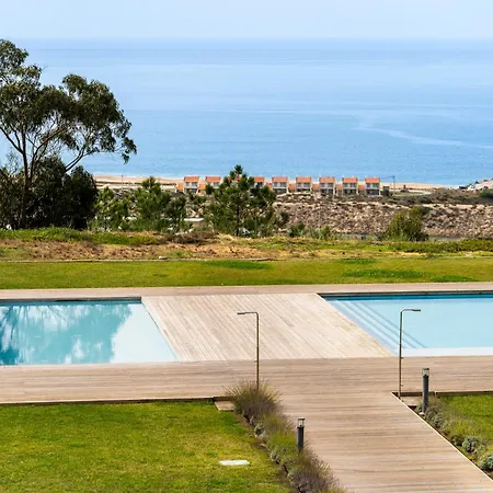 Apartment Mar A Vista - With Pool, Gym And Sea Views Nazare