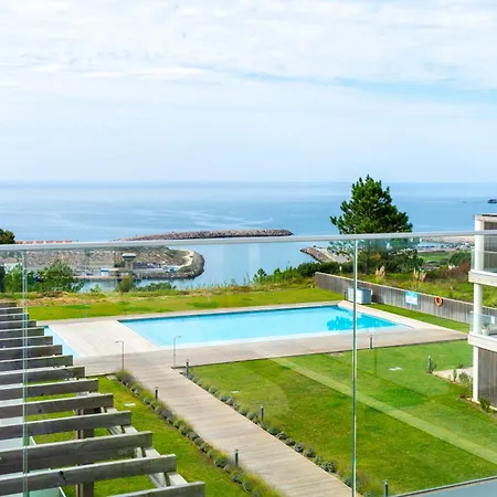 Mar A Vista - With Pool, Gym And Sea Views Nazare