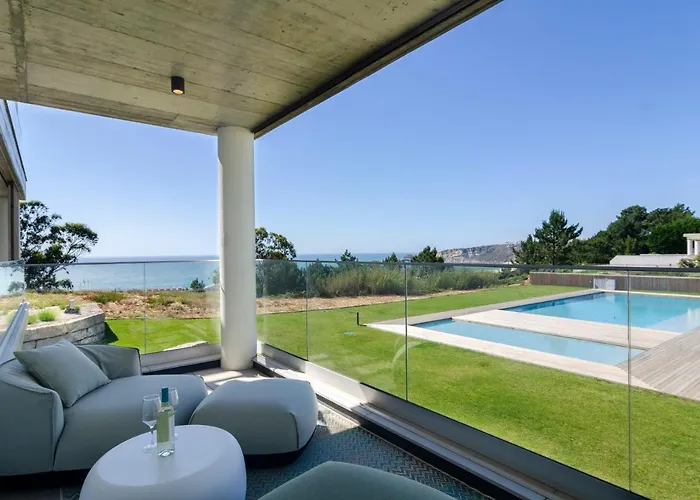 Mar A Vista - With Pool, Gym And Sea Views * Nazare