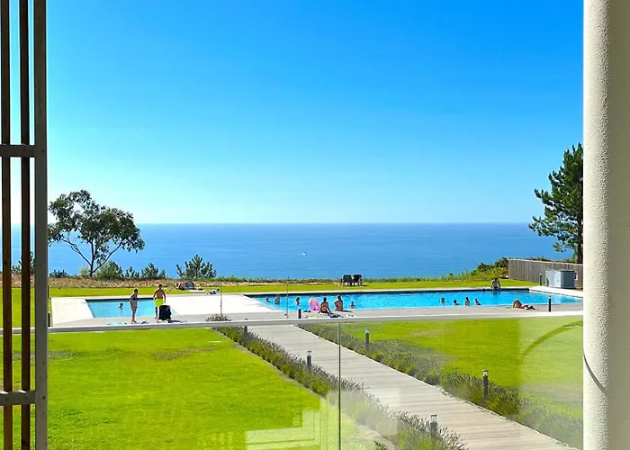 Apartmán Mar A Vista - With Pool, Gym And Sea Views Nazaré