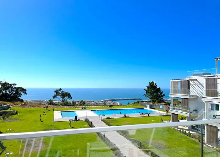 Apartmán Mar A Vista - With Pool, Gym And Sea Views Nazaré