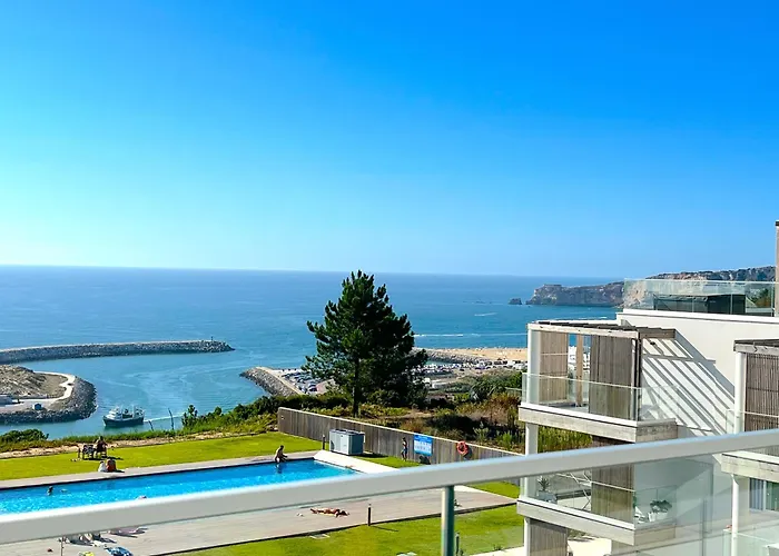 Mar A Vista - With Pool, Gym And Sea Views * Nazaré