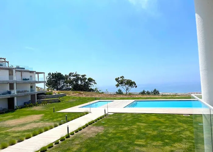 Mar A Vista - With Pool, Gym And Sea Views Apartmán Nazaré