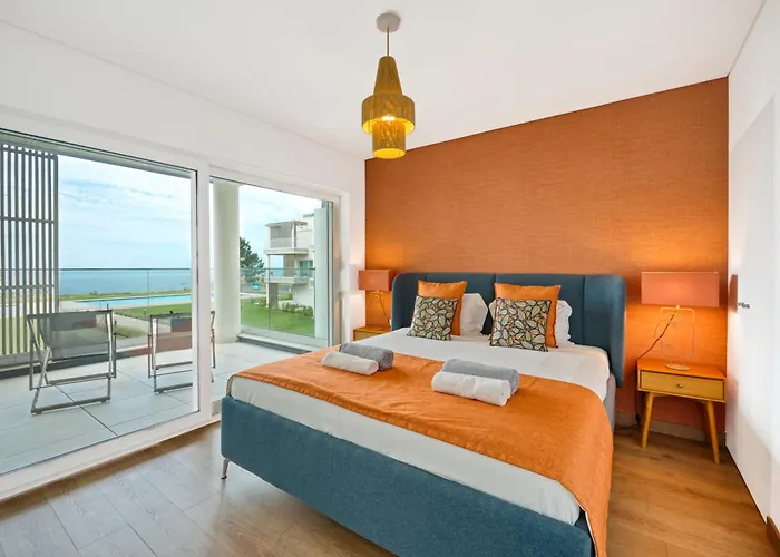 Mar A Vista - With Pool, Gym And Sea Views Apartmán Nazaré